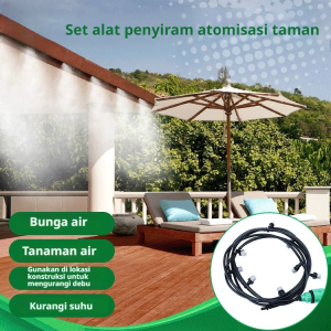 Garden Patio Mist Cooling Nozzle Set for All Seasons  Perfect for Garden Lovers  Adults  Gender Neutral  Humidity and Cooling Effect