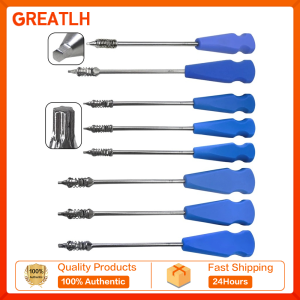 GREATLH Orthopedic Bone Screw Driver Universal Screwdriver with Universal Joint Star Hex Head Bone Nails Pet Orthopedic Instruments