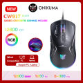 Chuột chơi game không dây ONIKUMA CW917, chuột quang im lặng có thể sạc lại, chuột máy tính USB cho laptop 2.4G. 
