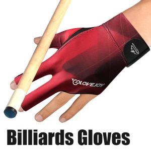 IPIE2 Breathable Professional Billiard Accessories Non-slip Light High Elastic Sport Gloves Anti Skid Gloves Open 3 Fingers Gloves Billiards Gloves Three Finger Gloves