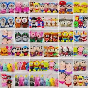 Cartoon Soft Toy 18cm to 20cm Plush Toy Gift Present For Bouquet Claw Machine KT Doraemon Brownie Stitch Pokemon Mainan Patung Budak 娃娃 娃娃机 公仔 玩偶 抓机娃