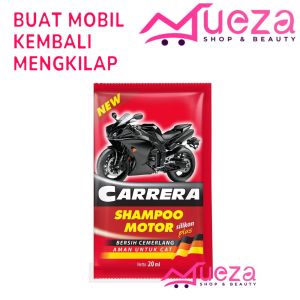 Carrera Shampo Motor Silikon Plus 20ml Paket 12 Saset - Warna Space Grey Untuk Cengkeraman Semua Kondisi