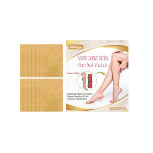 South Moon Varicose Vein Patch Instant Relief Varicose Vein Treatment Blood Vessel Swelling Spider Leg Vasculitis Phlebitis Care Angiitis Plaster Patch Circulation Paste For Legs Soothing Leg Stickers Skin Care(12patchs)