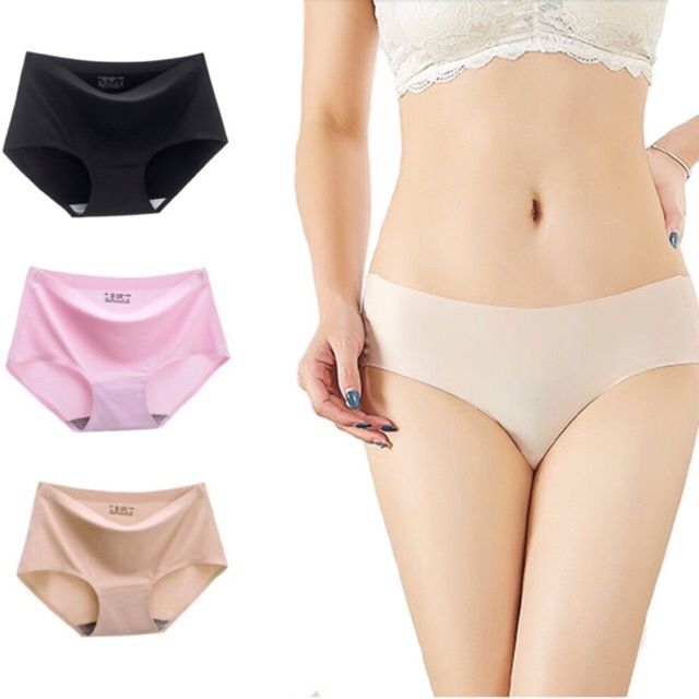 100PCS Women Invisible Briefs Girl Elastic Underpants Woman Underwear Low  Waist Traceless Seamless Panties Ice Silk Triangle Pants - China Underwear  and Briefs price