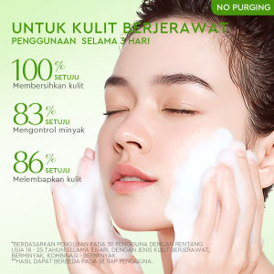 GLAD2GLOW Centella Salicylic Acid Acne Gel Cleanser 70ml Facial Wash Jerawat Komedo Sabun Cuci Muka