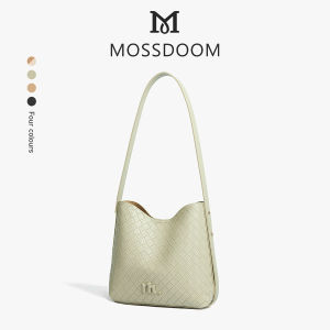 MOSSDOOM Tas Wanita Vela Bag Temperamen Premium yang Elegan Tas Bahu Komuter yang Trendi