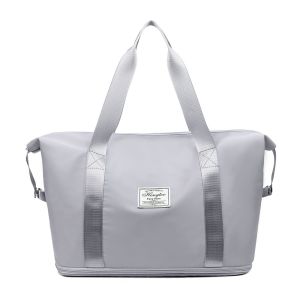 ABS Duffel Travel Bag Waterproof High Quality Nylon Extendable Yoga Gym Shoulder Bag Large Capacity Beg Baju Besar Kalis Air Boleh Sesarkan