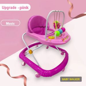 Baby Learning Walker Adjustable height Baby Walkers with Play Toys and Music Walker