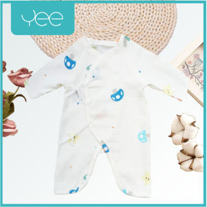 Yeeshop ชุดหมี/บอดี้สูทเด็กแขนยาว ชุดผ้าฝ้ายสำหรับเด็กอ่อน Cotton 100% สไตล์ญี่ปุ่น หลากลาย หลากสี ฟรีไซส์/0-12เดือน（1103）