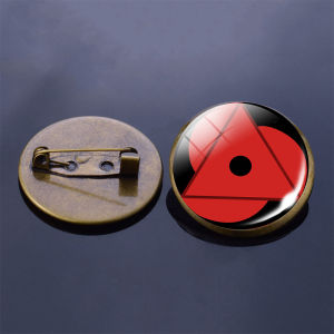 clu Naruto Sharingan Badge Cosplay Brooch Anime Pin Fashion Accessories Bag Pendant Collection Gifts ulc