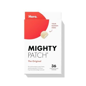 Send fast Mighty Patch ™   Original patch from Hero Cosmetics – The # 1 Hydrocolloid Acne Pimple Patch for Shrinking Zits and Whiteheads in 1 use Nighttime Spot Stickers for Face and Skin (72 Count)