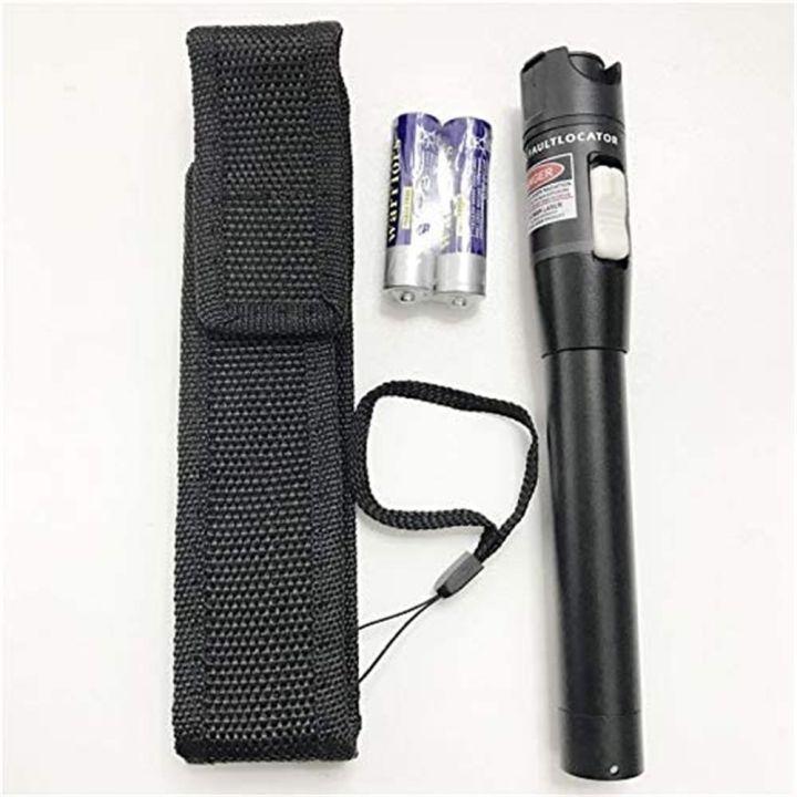 Localizzatore Visivo Di Guasti Per Fibra Ottica 60MW 60KM - Penna Tester VFL Con Interfaccia Universale 2,5mm - Kit Con Custodia