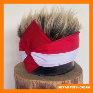 Topi Rambut Palsu Udeng Ikat Kepala Sunda Iket Totopong Blangkon Jawa Bali Premium Viral