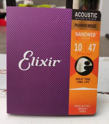 Acoustic Guitar Strings Elixir Nanoweb Polyweb