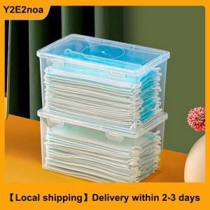 【Local shipping】 Mask Storage Box Wet Tissue Box Baby Wipes Dispenser Holder Household Dust-proof Tissue Box With Lid Kitchen Seal Container