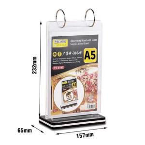 Restaurant Menu Board Display A4 A5 leaves advertisement menu sign poster for food store drink bar salon albums tabletop desktop