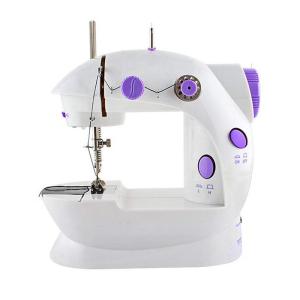 Mini Electric Sewing Machine Kit (White/Lavender) Mini Portable Sewing Machine Double Speed Control  Keimav