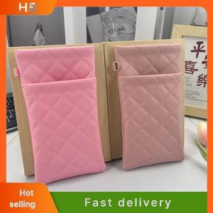 HB Double-layer Eyeglasses Pouch PU Leather Sunglasses Bag Waterproof High-end Glasses Bag Portable Sunglasses Case