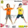 Kaos Anak  Tema Marvel 02 Premium  REYproject kids wear 1sd10 tahun Superman Hulx Xman Batman Captain America Ironman Vision Scarlet Witch Black Widow Thor. 