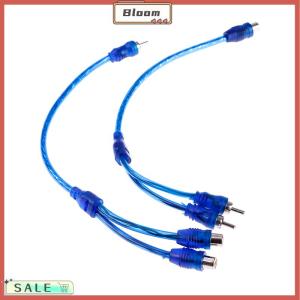 Follow Get New[Bloom Z] 1ชิ้น RCA ตัวเมียถึงตัวผู้ตัวแยกสัญญาณเสียงสเตอริโอ Y อะแดปเตอร์สายเคเบิลเชื่อมต่อ