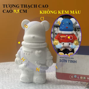 Tượng Thạch Cao tô màu Siêu Anh Hùng Marvel Spider Man Iron Man Batman 10cm C108 (Không kèm màu)