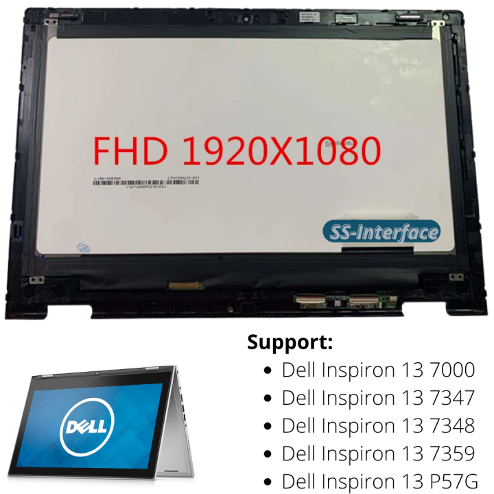 Layar LCD Touch Screen Dell Inspiron 13 7000 7347 7348 7359 P57G