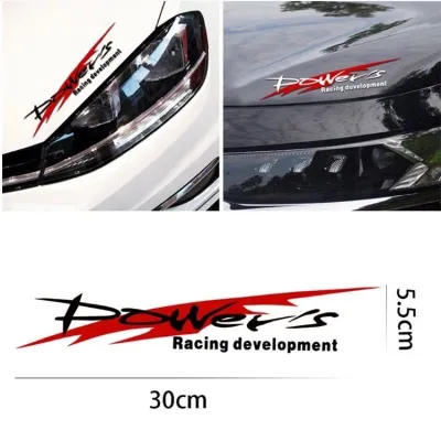 Car Bonet Bumper Sticker Water Resistant Easy to Apply for Vehicles