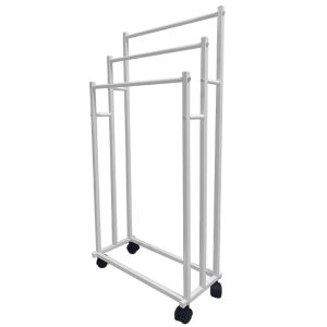 [SG In Stock]Light Luxury Nordic Towel Rack Floor Household Non-Punching Bathroom Towel Rack Toilet Storage Rack