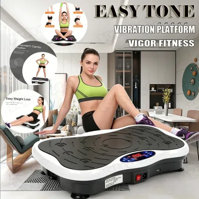 GLANXI【1 Year Warranty】Japanese Vibration Machines Weight loss Slimming machine Sports Fitness Home equipment Plate Platform Massager Fitness With bluetooth Music with drawstring