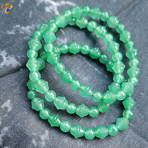 Collection Grade Green Aventurine Bell Bracelet