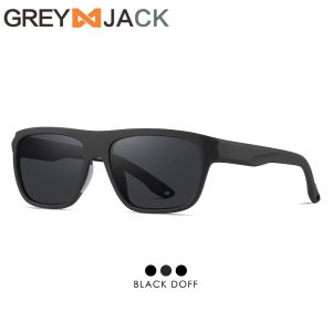 Grey Jack Kacamata Hitam Sunglasses Polarized Anti UV Anti Silau model kotak TR90 Nyaman Ringan  Fashion Pria dan Wanita SA 11108