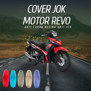 cover jok motor honda revo anti air dan cakar kucing