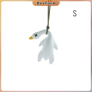 B.F. UV Changeable Color Roast Duck Pendant Creative Keychain Bag Decoration Fashion Accessory 1Pc