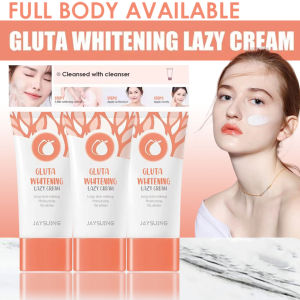 Jaysuing 100%Original Gluta Whitening Lazy Cream 30g Krim Siang Pemutih Niacinamide Dari Belanda Pelembab Wajah Pemutih Day Cream