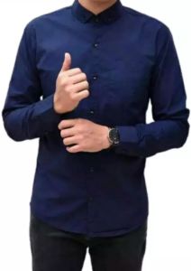 KEMEJA POLOS KERJA KANTORAN//KEMEJA POLOS LENGAN PANJANG//KASUAL PRIA