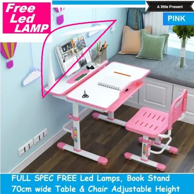 (Clear Stock} FULL SET Ergonomic children study table chair set Ergonomic Table and Chair Set Ergonomic Study Table