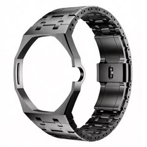 Luxury Stainless Steel Case+Strap For For Swatch X AP Royal Pop watch Changer to wristwatch Silicone Band Modification Kit Metal Bezel Watch Band
