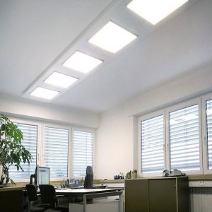 Combo đèn thả trần led Panel 300x300mm 36W sáng trắng thả trần siêu sáng dùng cho trần thạch cao