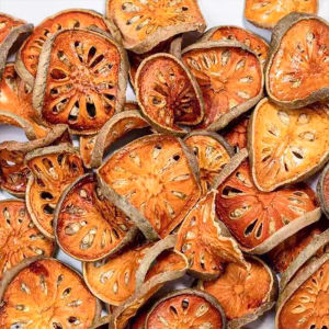 มะตูม 木橘 การอบแห้งตามธรรมชาติ ปราศจากสีธรรมชาติ สมุนไพร