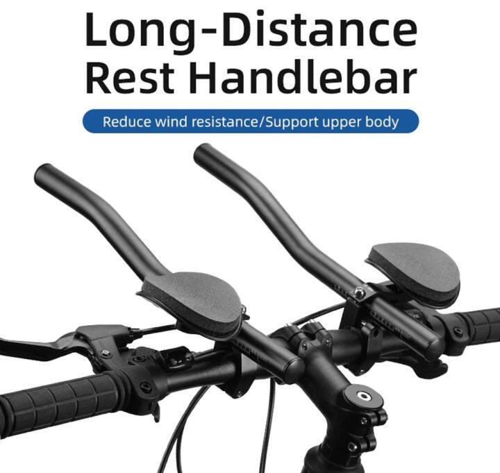 Bicycle Rest Aero Bars Handlebar Extension Triathlon Aerobars Tri