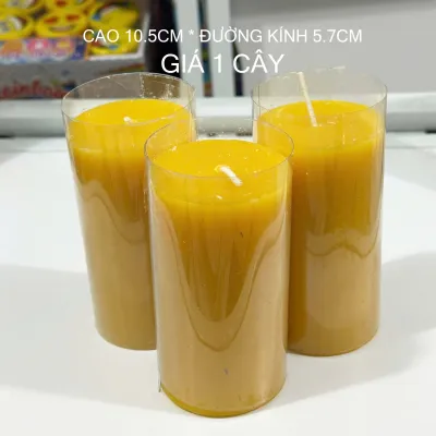 [HCM]Nến trụ 1pcs không mùi không khói