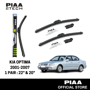 PIAA Si-Tech Silicone Wiper For Kia OPTIMA 2001 ~ 2007 (22" & 20")