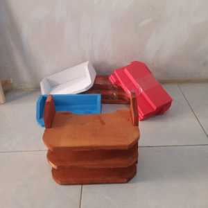 Rak STB Tempel dinding Rak Dinding Tempat Wifi Router Tempat Penyimpanan STB 3 Susun