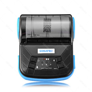 GOOJPRT MTP 3 Inch/80mm Thermal Receipts Printer w/ Black Case Mini Portable Tikect Bill Printers With Case Bluetooth USB For Small Business Home Store For Android Ios Windows US Plug
