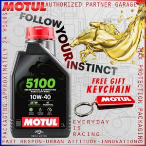 OLI MOTUL IMPORT 5100 4T ESTER/10W40/1000ml/MA2/ORIGINAL