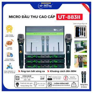 Micro đầu thu MTMAX UT883II  –  Âm thanh Sắc Nét Chất Lượng Cao Cho Mọi Sự Kiện  dễ dàng sử dụng  cho dàn karaoke gia đình  hội nghị tiệc tùng sự kiện  giải trí