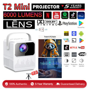 Projector 4K Android 11.0 Big LCD 4K Mini Projector 1080P Dual Band WiFi + Bluetooth5.0 With Netflix YouTube