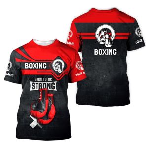 [Local Stock] HBESTY Halloween Christmas 3D Printed Boxing Combat Sports T Shirt for Men Customized Pattern Tee Shirts Summer Street Loose Short Sleeve O-Neck T-shirts