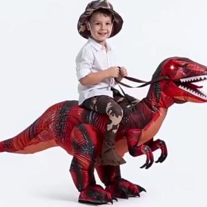 Inflatable Dinosaur Costume for Halloween Party Cosplay Funny costumes quirky performance outfits parent-child interaction props