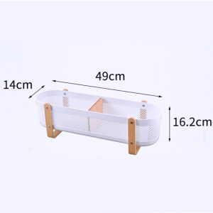 Locaupin Desktop Storage Rack Organizer Stationery Storage Holder Table Sundries Display for Office Dorm Bathroom
